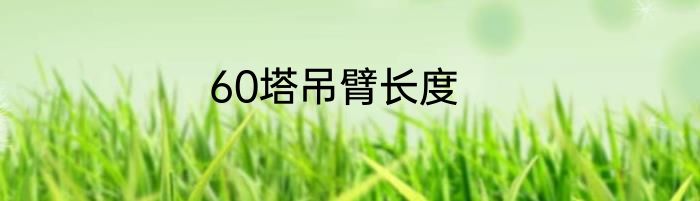 60塔吊臂长度