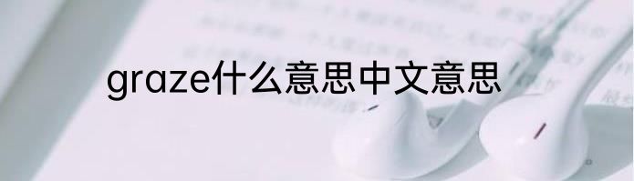 graze什么意思中文意思