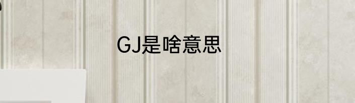 GJ是啥意思