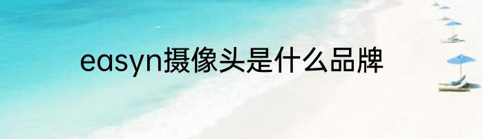 easyn摄像头是什么品牌