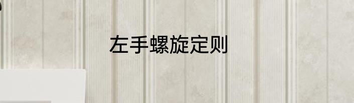 左手螺旋定则