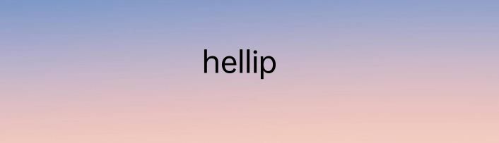 hellip