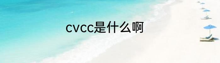 cvcc是什么啊