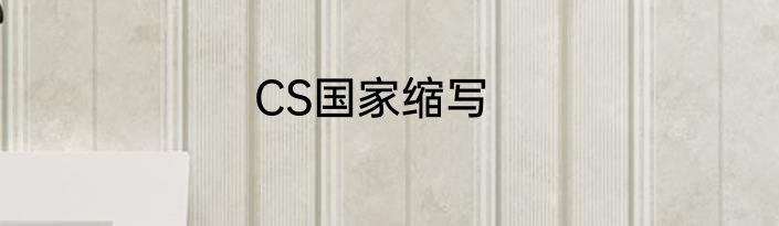 CS国家缩写