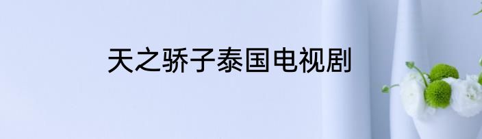 天之骄子泰国电视剧