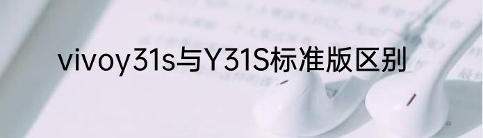 vivoy31s与Y31S标准版区别