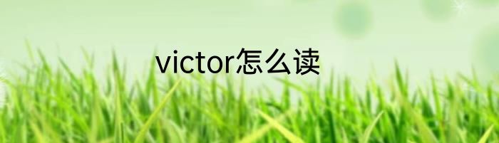 victor怎么读
