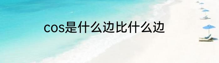 cos是什么边比什么边