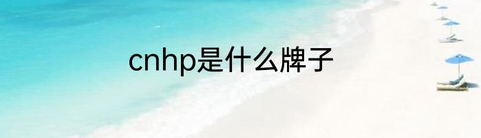 cnhp是什么牌子