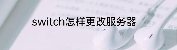 switch怎样更改服务器