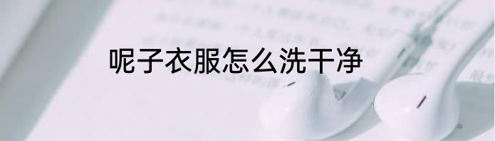 呢子衣服怎么洗干净