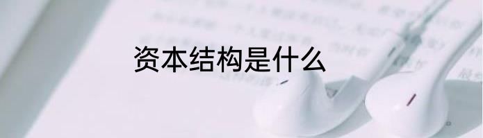 资本结构是什么