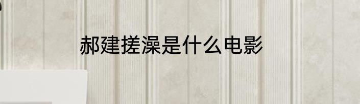 郝建搓澡是什么电影
