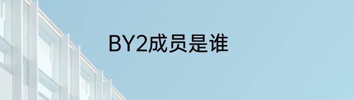 BY2成员是谁