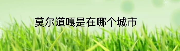 莫尔道嘎是在哪个城市