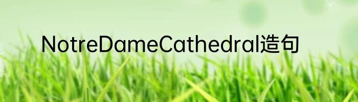 NotreDameCathedral造句