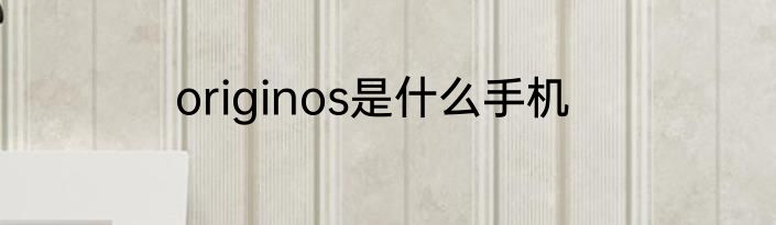 originos是什么手机