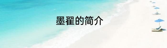 墨翟的简介