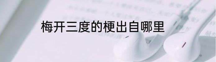 梅开三度的梗出自哪里