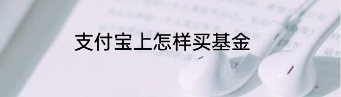 支付宝上怎样买基金