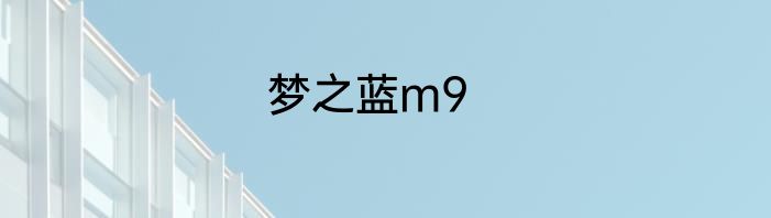 梦之蓝m9