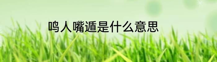 鸣人嘴遁是什么意思