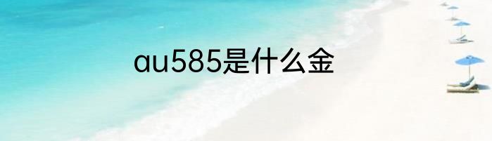 au585是什么金