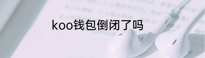 koo钱包倒闭了吗