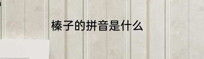 榛子的拼音是什么