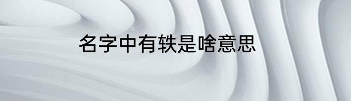 名字中有轶是啥意思