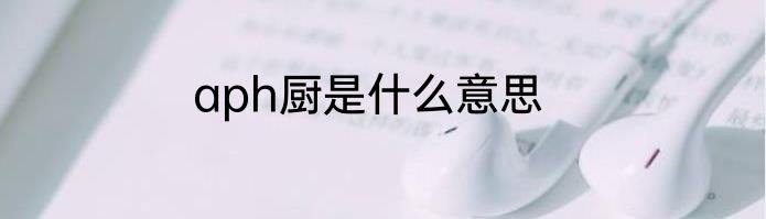 aph厨是什么意思