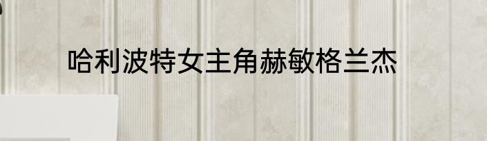 哈利波特女主角赫敏格兰杰