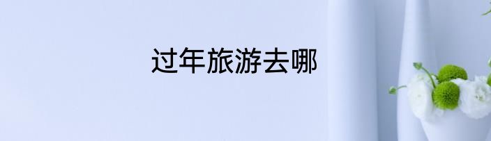 过年旅游去哪