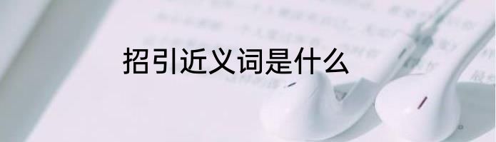 招引近义词是什么