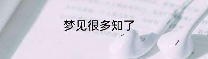 梦见很多知了