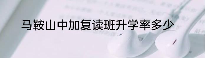 马鞍山中加复读班升学率多少