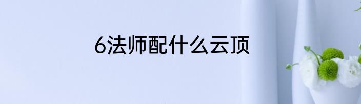 6法师配什么云顶
