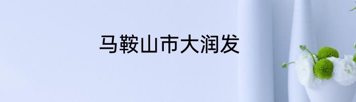 马鞍山市大润发