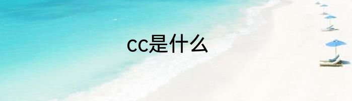 cc是什么