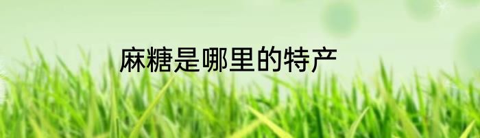 麻糖是哪里的特产