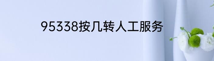 95338按几转人工服务