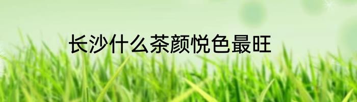 长沙什么茶颜悦色最旺