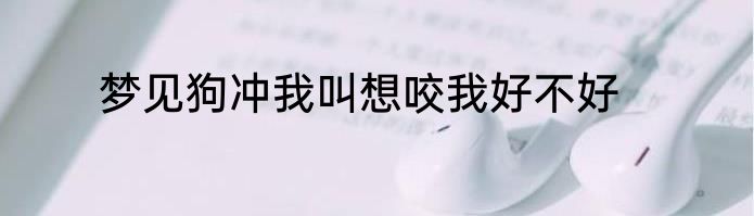 梦见狗冲我叫想咬我好不好