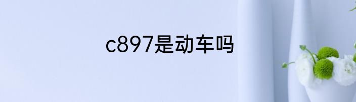 c897是动车吗