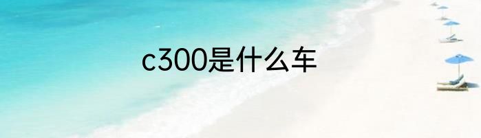 c300是什么车