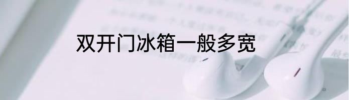 双开门冰箱一般多宽