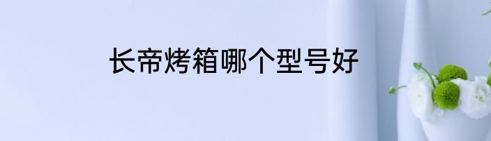 长帝烤箱哪个型号好