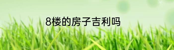 8楼的房子吉利吗