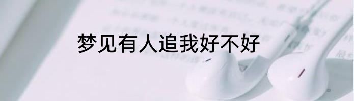 梦见有人追我好不好
