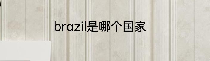 brazil是哪个国家